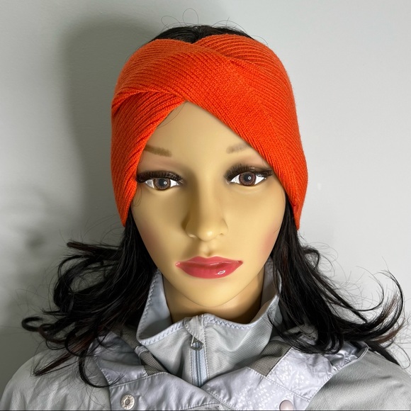 NWT Lululemon Twist Knit Ear Warmer Autumn Red (One Size) - Picture 10 of 12